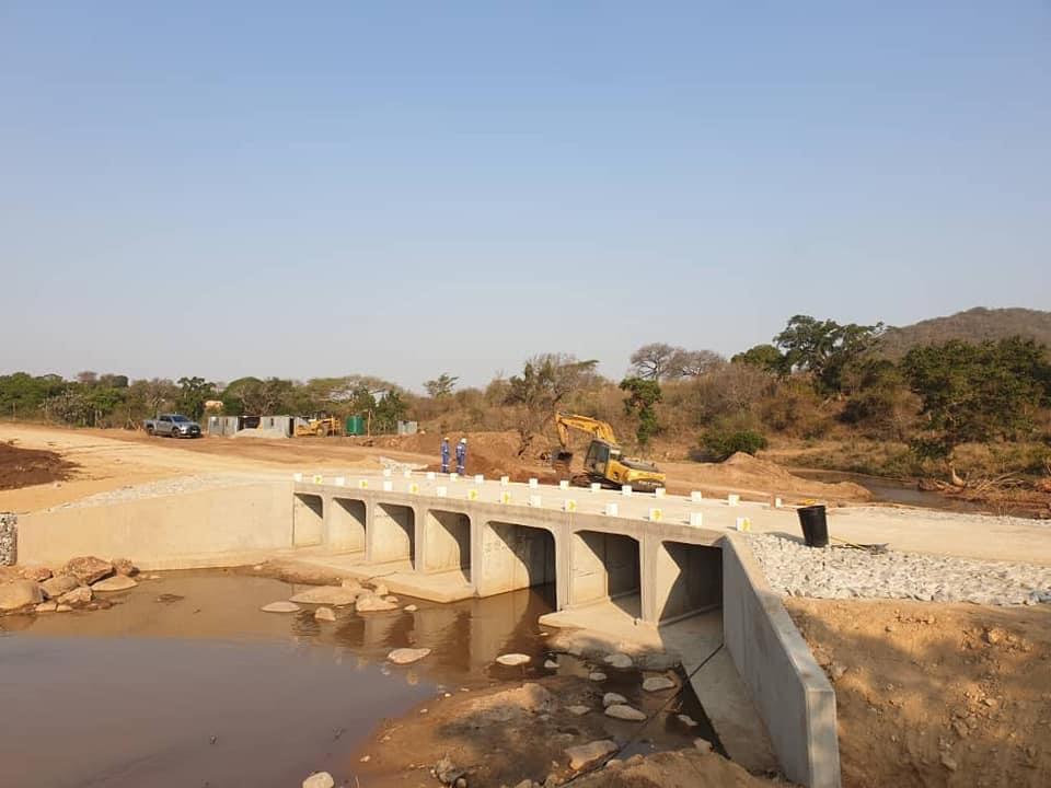 Construction of Mgungundlovu Bridge almost complete.