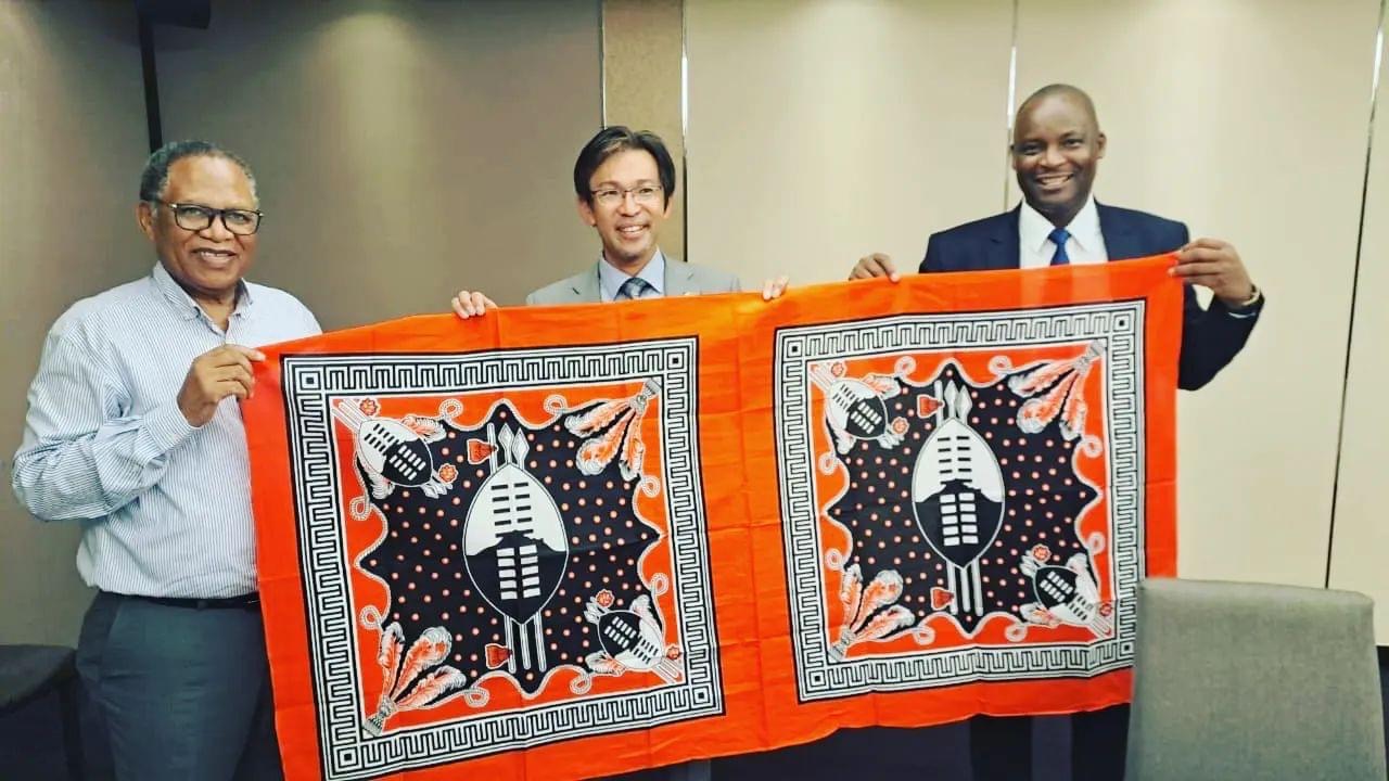  Deputy Prime Minister Themba Masuku meets Pan Can Director in Japan.