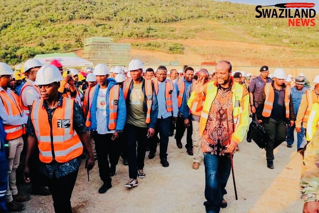Chinese expert companies securing multibillion construction projects in eSwatini despite diplomatic barriers, King Mswati tours Mpakeni Dam funded by the African Development Bank(AfDB).