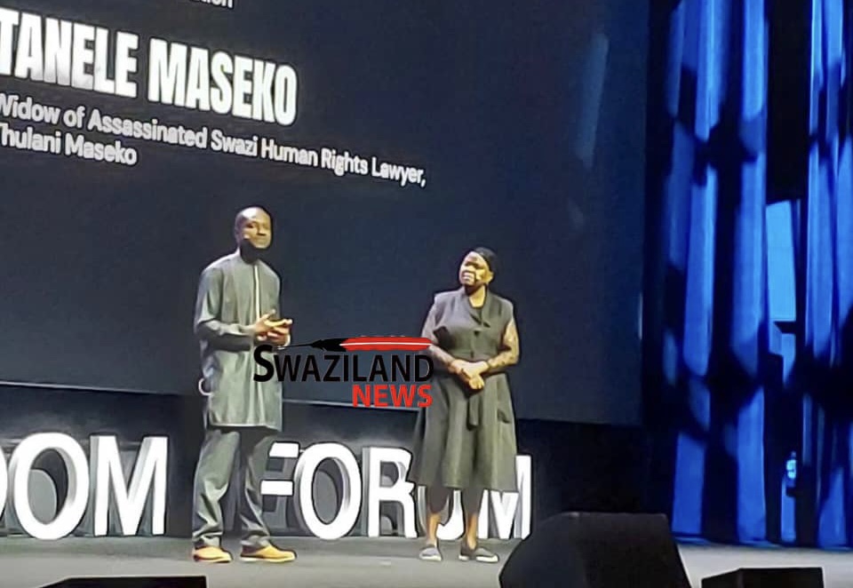 Oslo Freedom Forum honors assassinated lawyer Thulani Maseko, wife  calls for a free and democratic eSwatini.