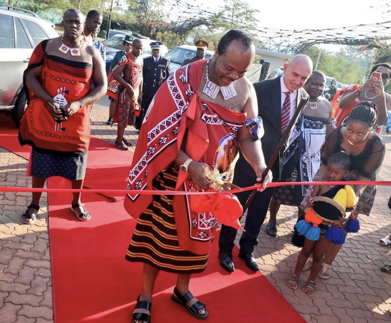 LOBAMBA LOMDZALA MP MARWICK KHUMALO: Official opening of Malkerns Square Shopping Complex by the King to enhance commercial activity.