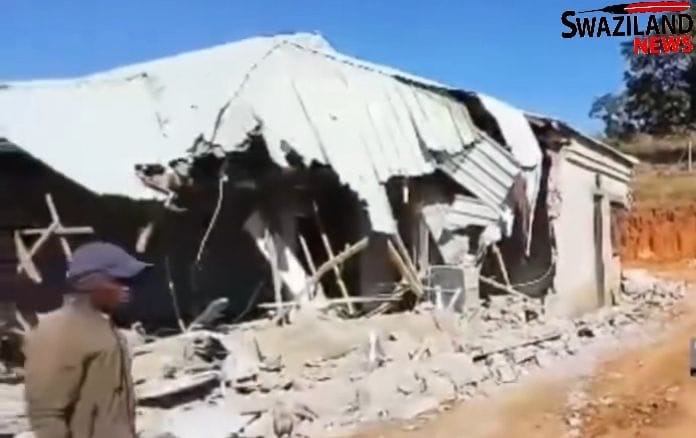 KaNcesi resident Bonkhe Shabangu’s home destroyed, accused of residing in a farm.