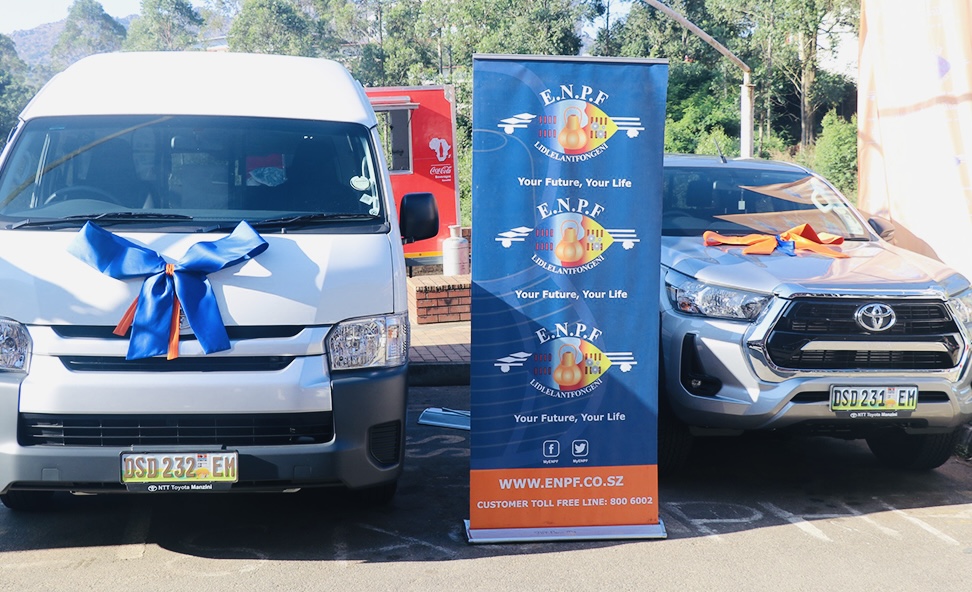Provident Fund donates R1.2million vehicles to Vocational Training Services under the Labour Ministry, resources to help train people with disabilities.