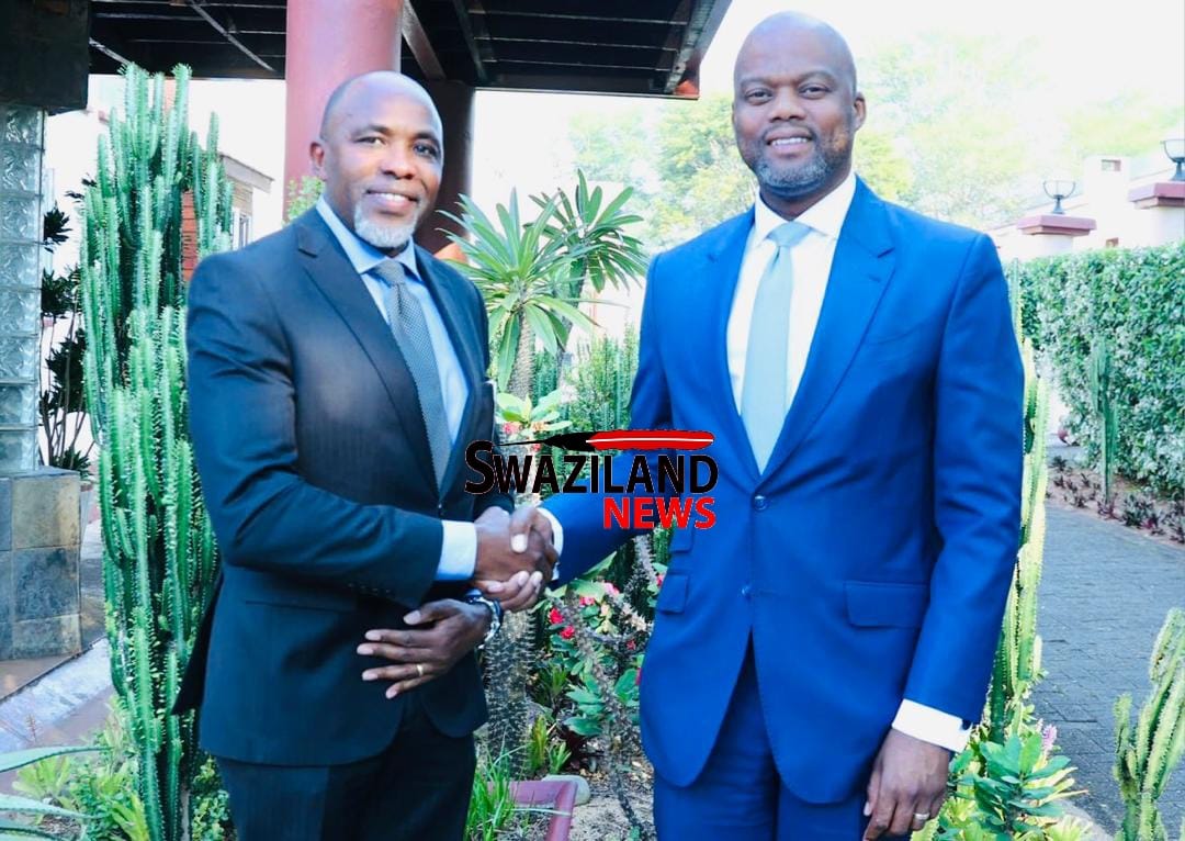 United Nations(UN) Eswatini Resident Coordinator George Wachira meets African Free Trade Area boss,applauds Commerce Minister for progress made in implementing AfCFTA.