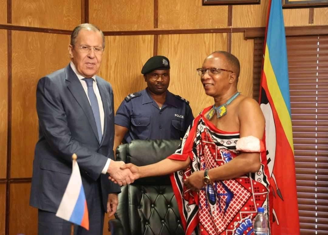 FOREIN MINISTER SERGEY LOVROW’S VISIT: Russian army experts in eSwatini,training Mswati’s security forces on intelligence and killing of civilians.