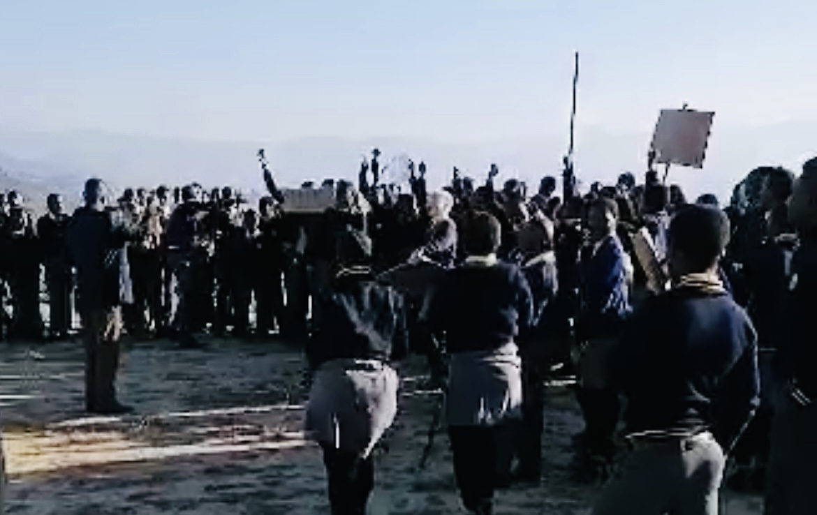 Eswatini facing shortage of teachers amid education crisis,Siphumelele High students engage in a protest.