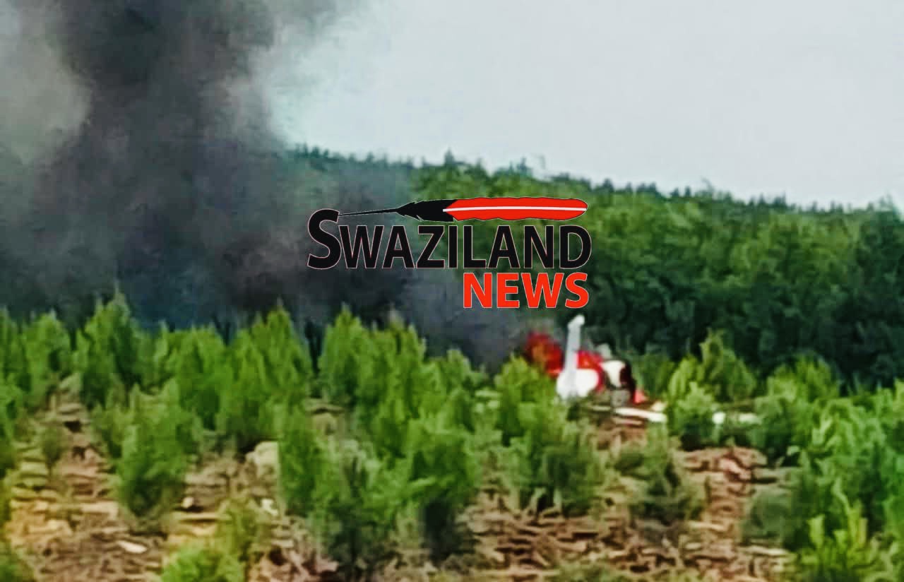 BREAKING NEWS:Montigny plane crashes at Bhunya forests, Spokesperson Sihle Mavuso says pilot and assistant safe.