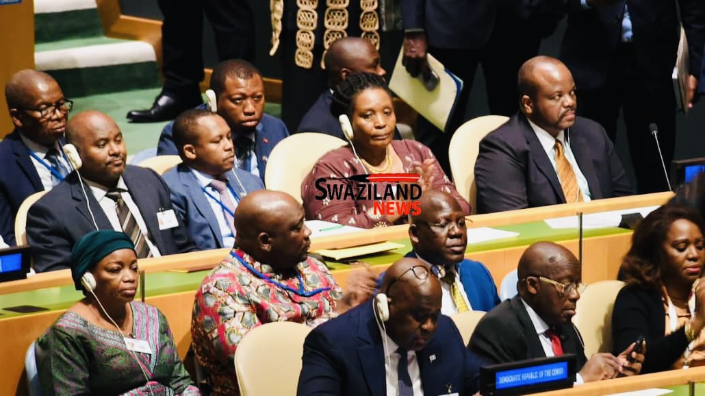King Mswati joins Heads of State at the opening ceremony of the United Nations(UN) General Assembly.