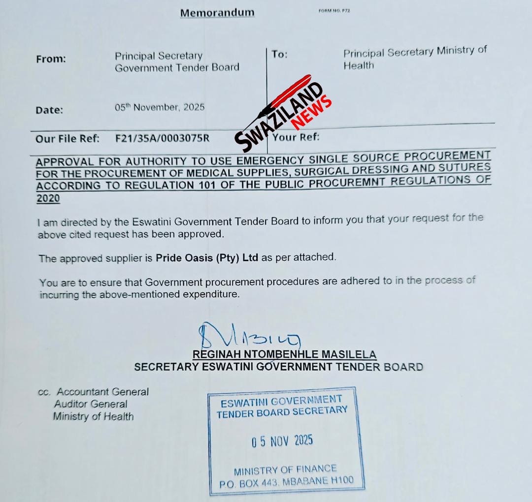 EXPOSED:Pride Oasis(Pty)Ltd secretly granted R25million medical supplies tender, Principal Secretary(PS) Khanyakwezwe Mabuza and Director Sumoy Gosh share contradicting statements when questioned.