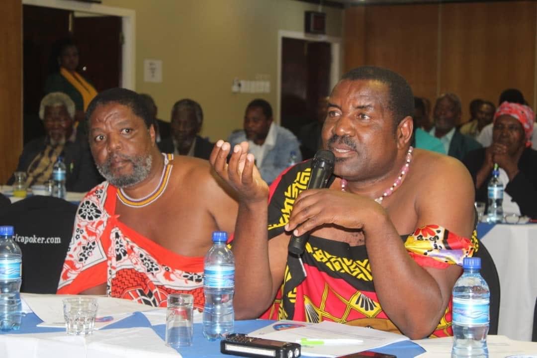 Tinkhundla Minister David Ngcamphalala consults with Hhohho Chiefs on Decentralization Bill.