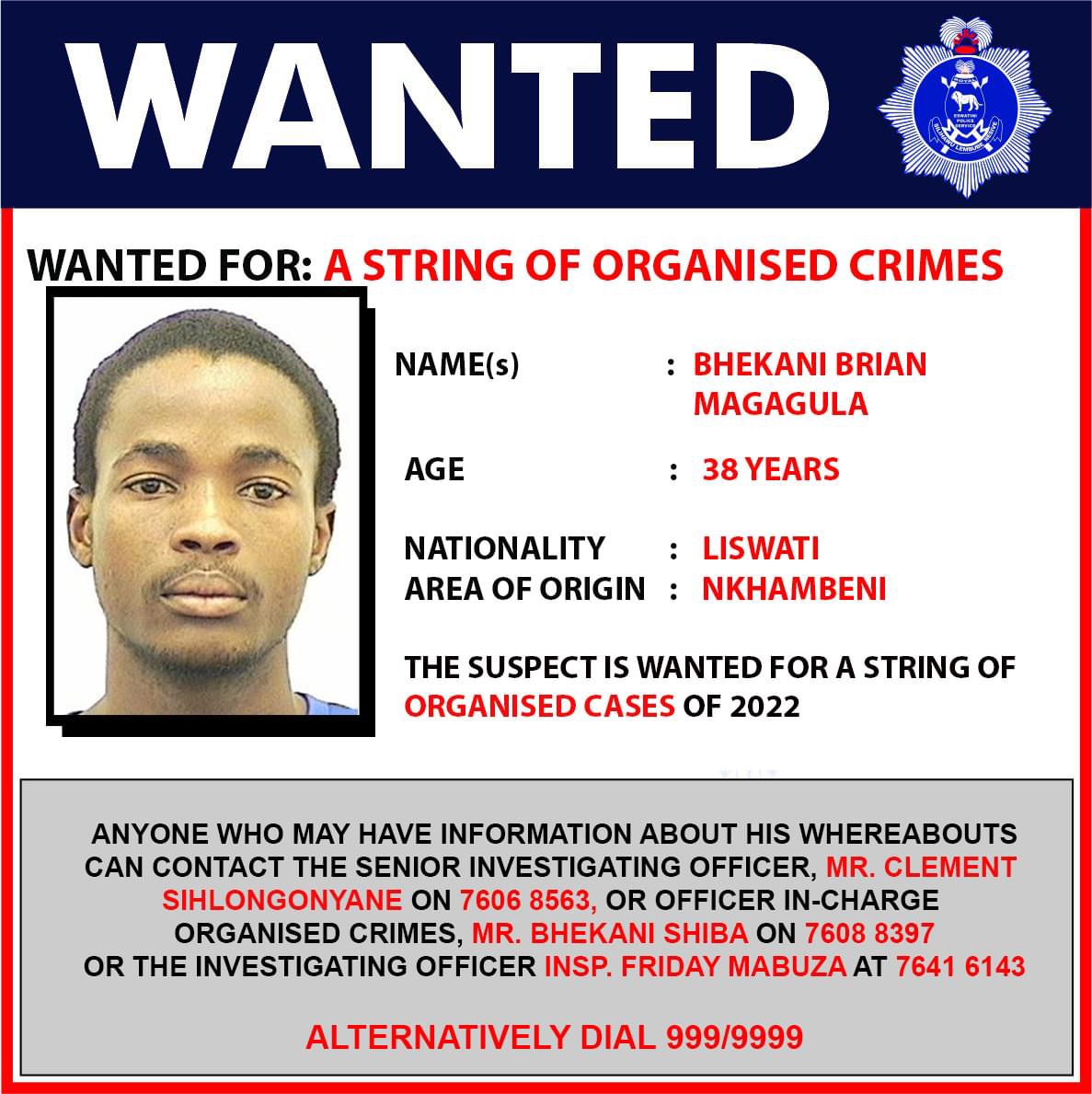 Eswatini police lists political activists “as wanted persons”, brands them as criminals to avoid international condemnation and manipulate INTERPOL for assistance.