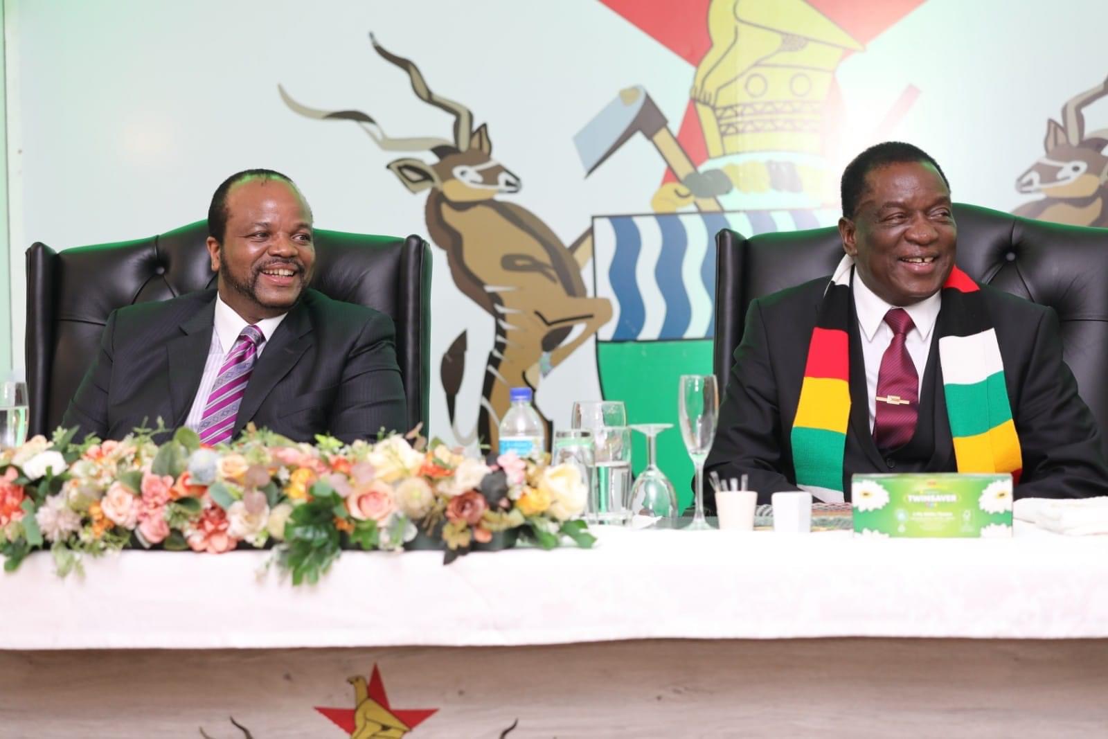 King Mswati calls for the lifting of sanctions against Zimbabwe.