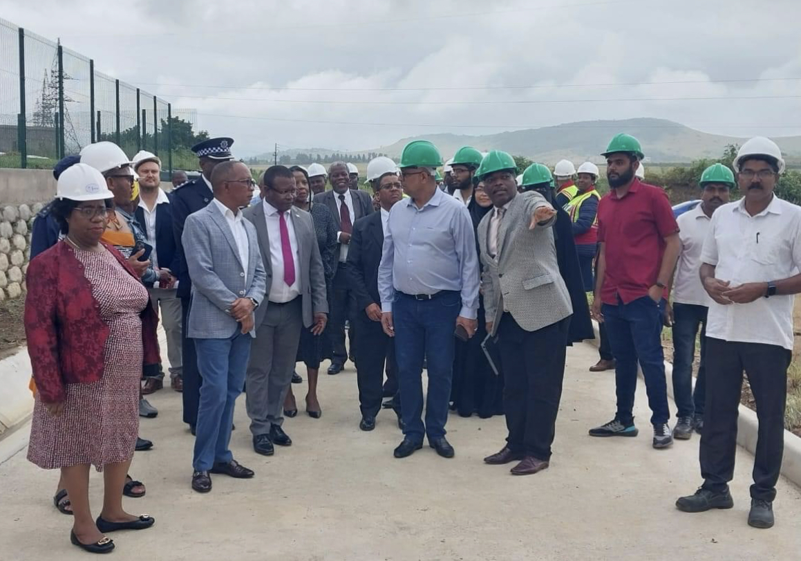 Prime Minister Cleopas Dlamini tours factories in Matsapha Industrial Site.
