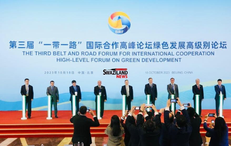 CHINA FOREIGN AFFAIRS MINISTRY SPOKESPERSON WANG WENBIN:Building Green Silk Road in line with global trend of low carbon development to tackle climate-change.