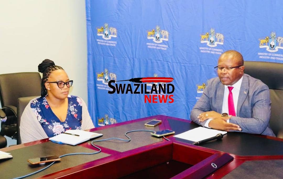 COMMERCE MINISTER MANCOBA KHUMALO:Eswatini to commence trade with countries under African Continental Free Trade Area(AfCTA).