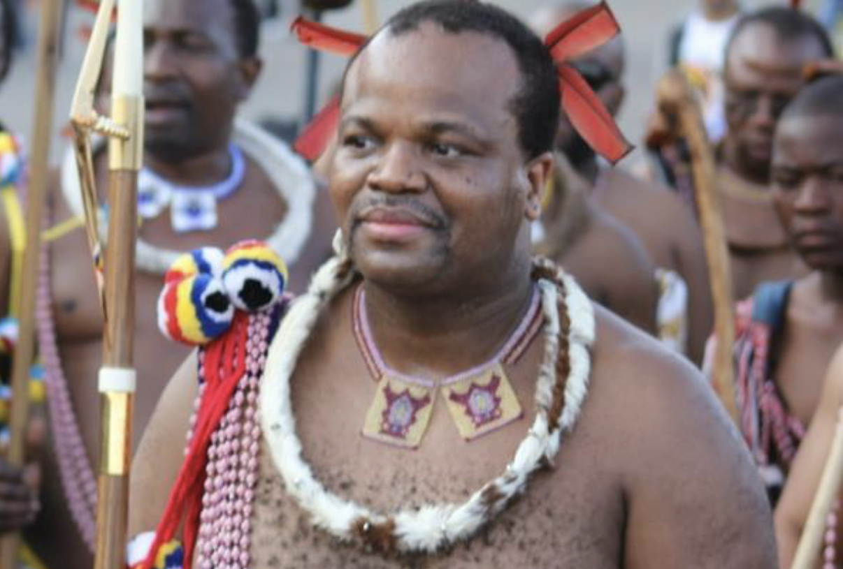 King Mswati,the newsmaker of the year.