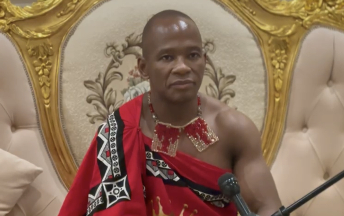 King Mswati appoints Chief Mgwagwa Gamedze as Acting Prime Minister, Sibaya on the 23th October 2023.