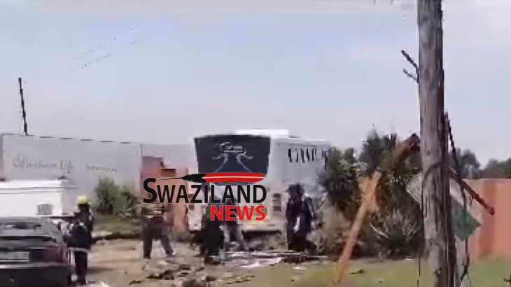 Government Spokesperson Alpheous Nxumalo sends message of condolences after four(4) emaSwati killed in a bus accident on their way to attend Sibaya.