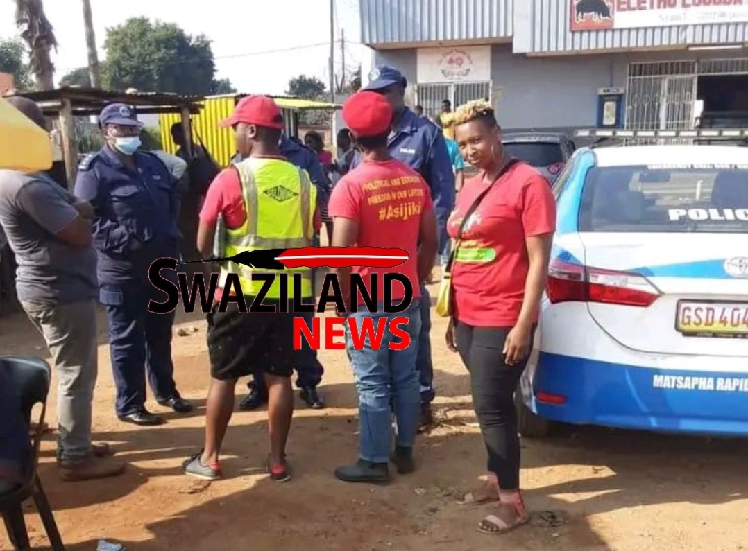 Economic Freedom Fighters(EFF) clean-up campaign stopped by the police.