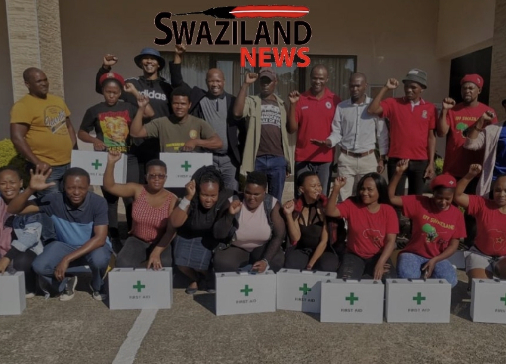 Eswatini Red Cross trains political parties on First Aid.