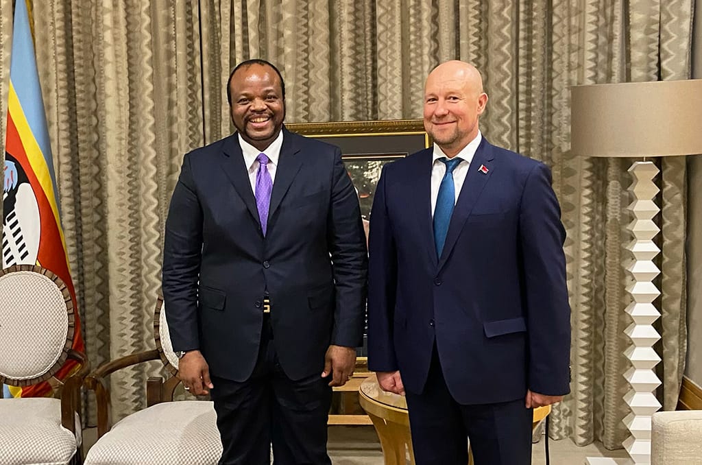 King Mswati meets Belarus Ambassador Igor Bely, expresses interest in Belarusian expertise in agriculture and food security.
