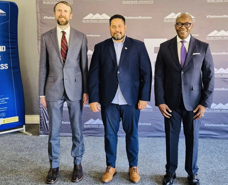 Newly appointed United States(US) Chargé d’Affaires visits Business Eswatini to deepen business ties.