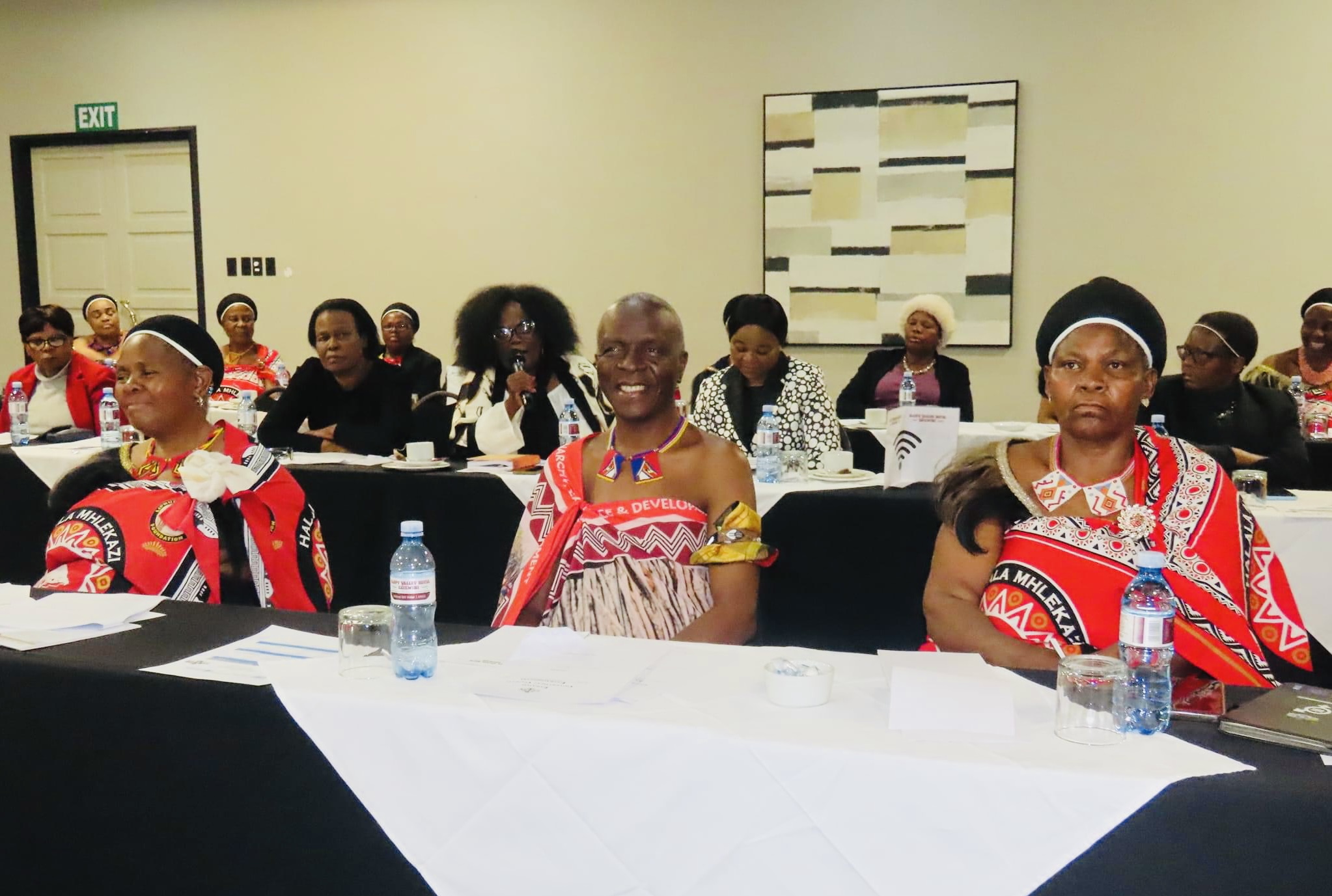 Justice Minister Prince Simelane addresses Lutsango on Legal Aid benefits.