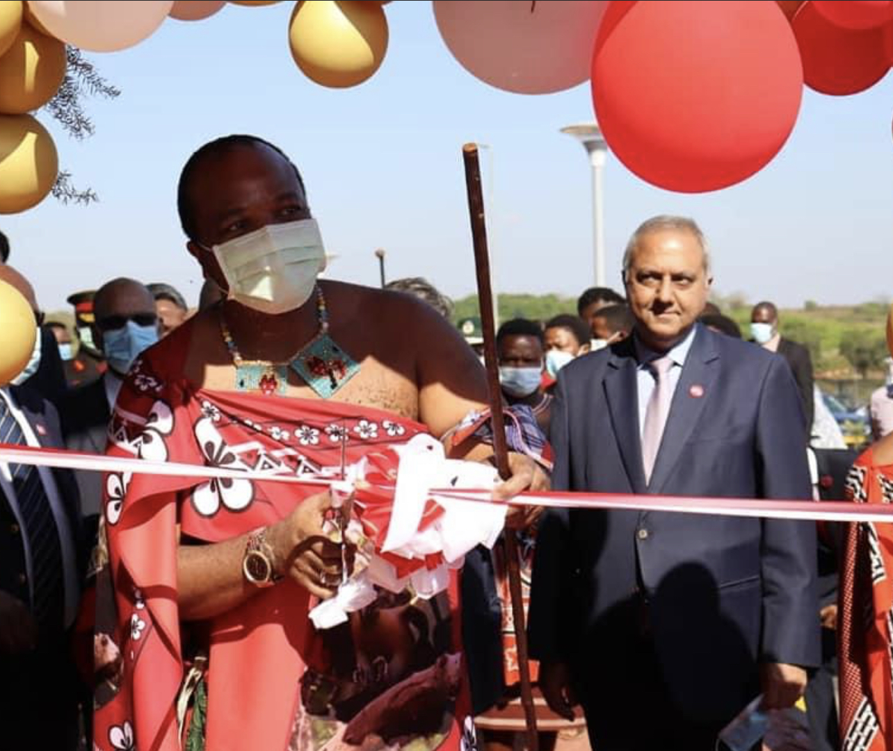 King Mswati officially opens Kellogg Tolaram Manufacturing plant.