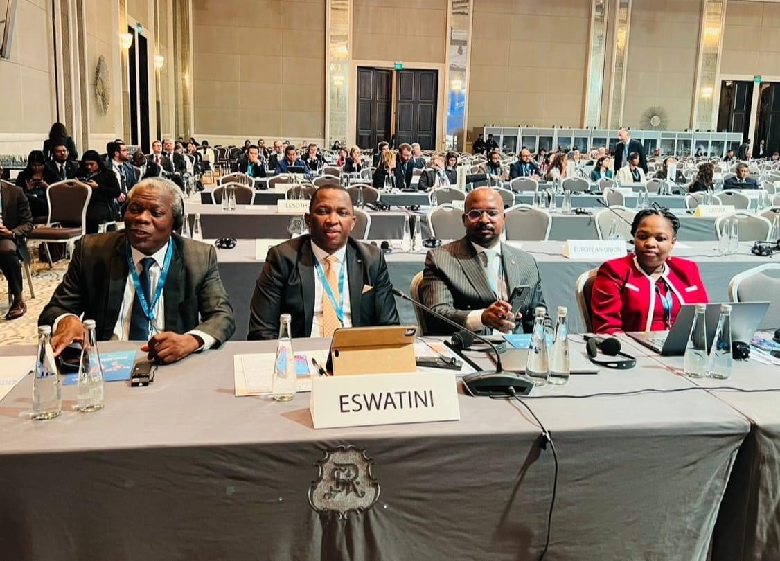 Acting Natural Resources Minister Jabulani Mabuza in Abu Dhabi for Renewable Energy Assembly.