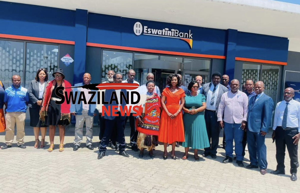  Eswatini Bank Managing Director Nozizwe Mulela officially opens Buhleni Branch.
