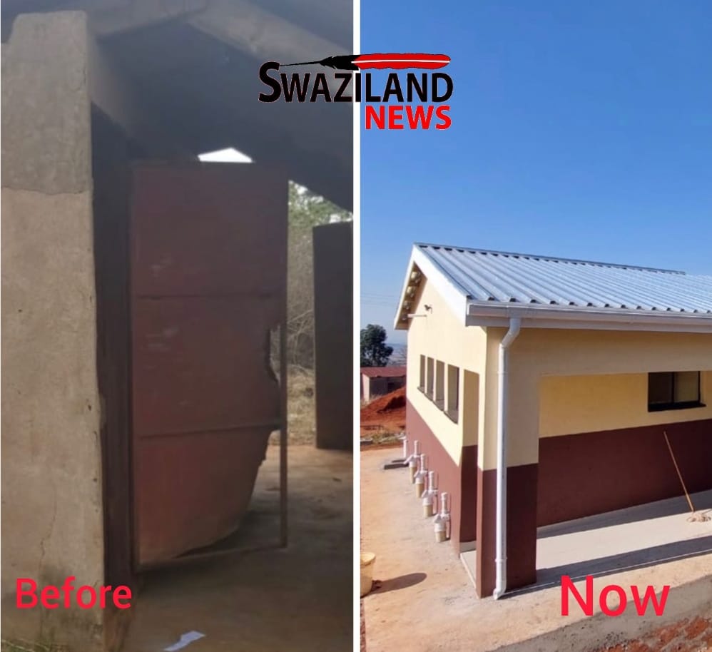 Water Aid constructs modern toilets, change rooms worth R1.2 million for Sigombeni Primary School.