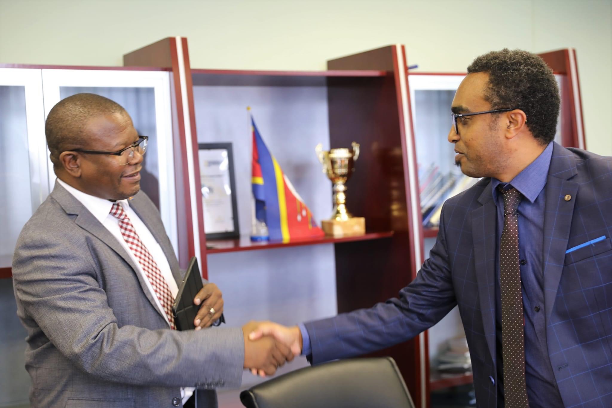 Commerce Minister Mancoba Khumalo meets UN delegation, AfCFTA Secretariat.