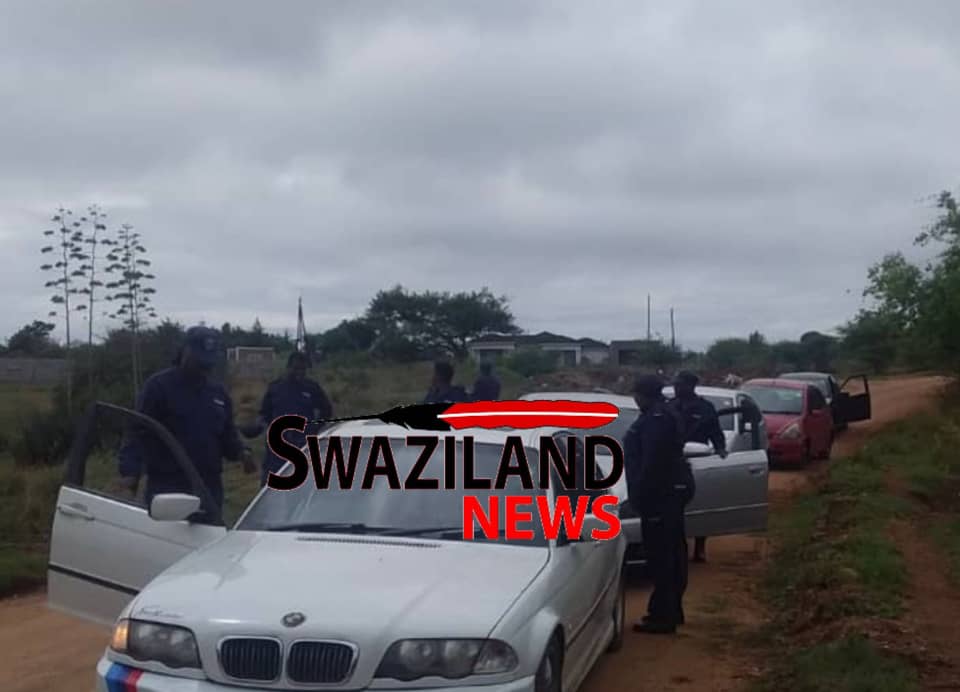 DEMAND FOR A SALARY INCREMENT: Armed junior police officers invade Prime Minister  Cleopas Dlamini’s home.
