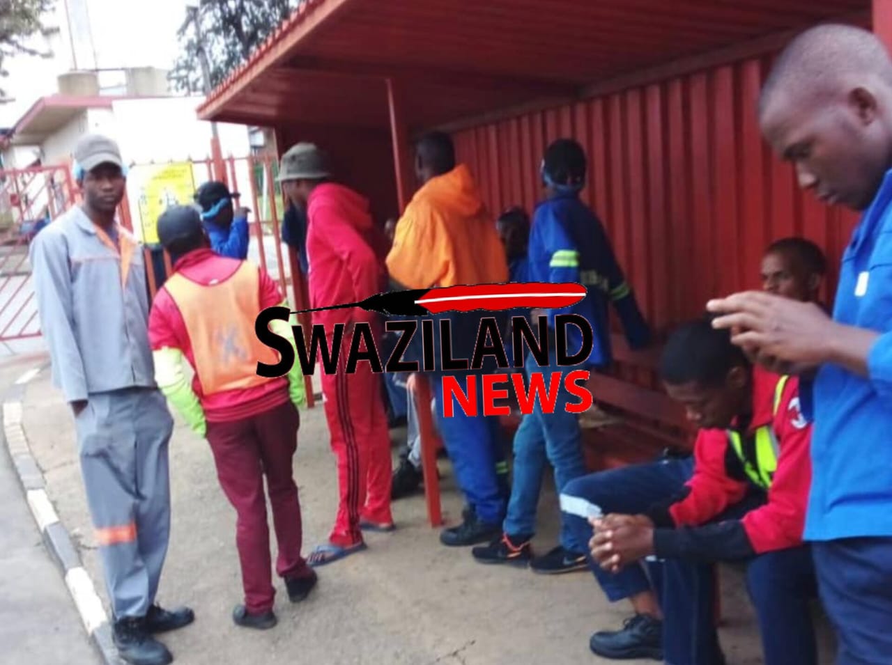  Eswatini Brewery employees protest after editor’a audio exposing R500 per-fortnight salaries.