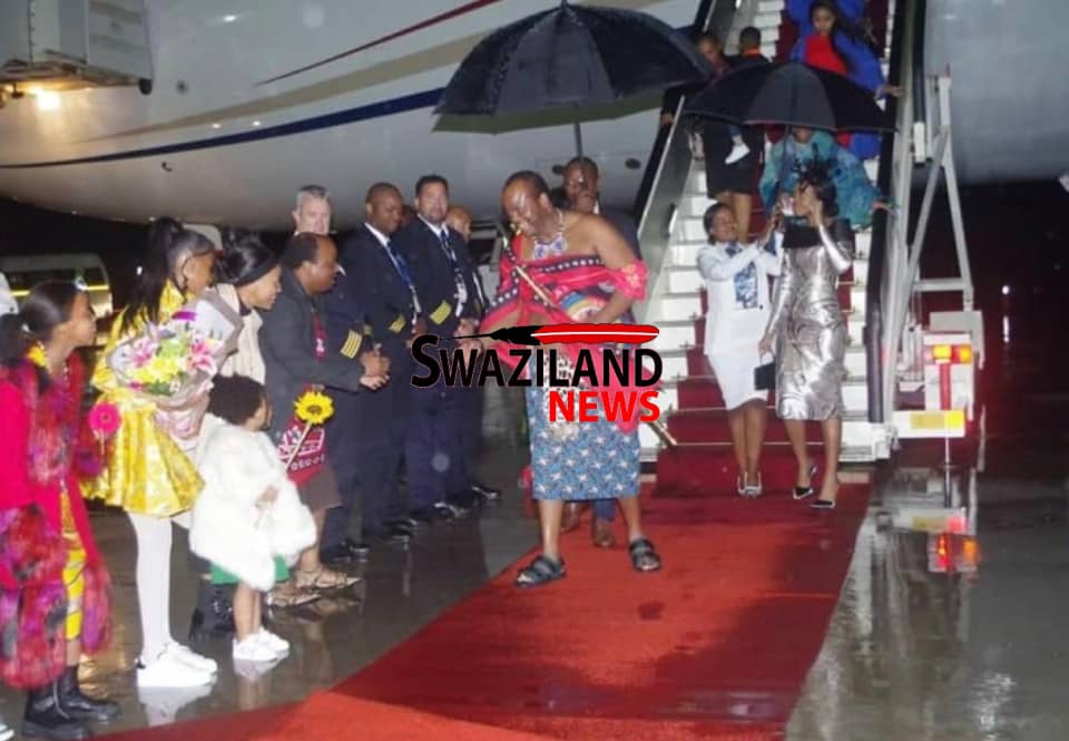 King Mswati back from Taiwan,UAE, MisuZulu coronation.