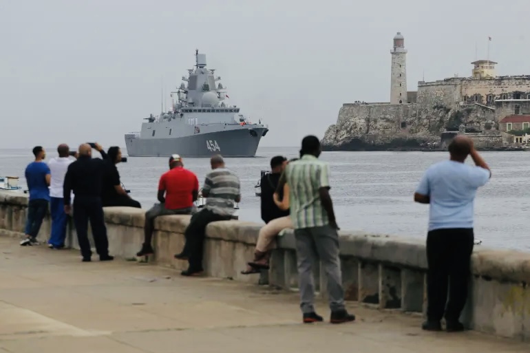 Russian President Vladimir Putin sends dangerous nuclear-powered submarine weapon to Cuba next to the United States as tension escalates,says weapon there for a visit.