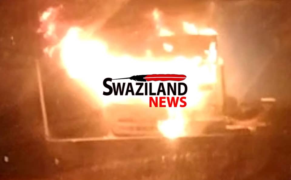 Over R10million King Mswati linked properties destroyed by Solidarity Forces in one night.
