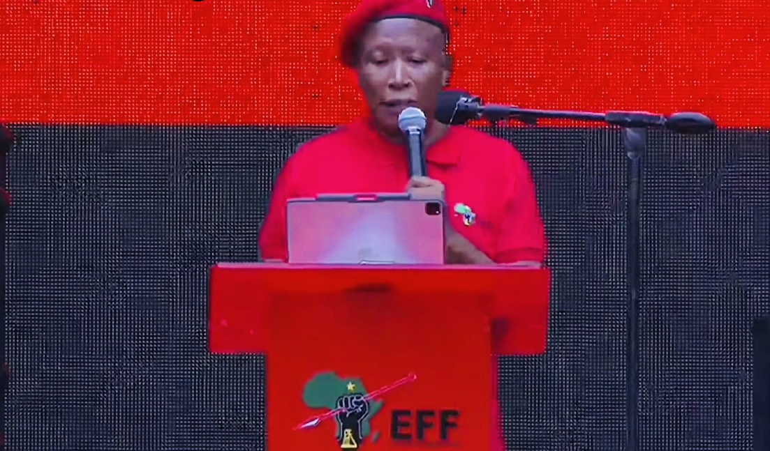 EFF leader Julius Malema wants SADC to declare King Mswati committed crimes against humanity for killing citizens.