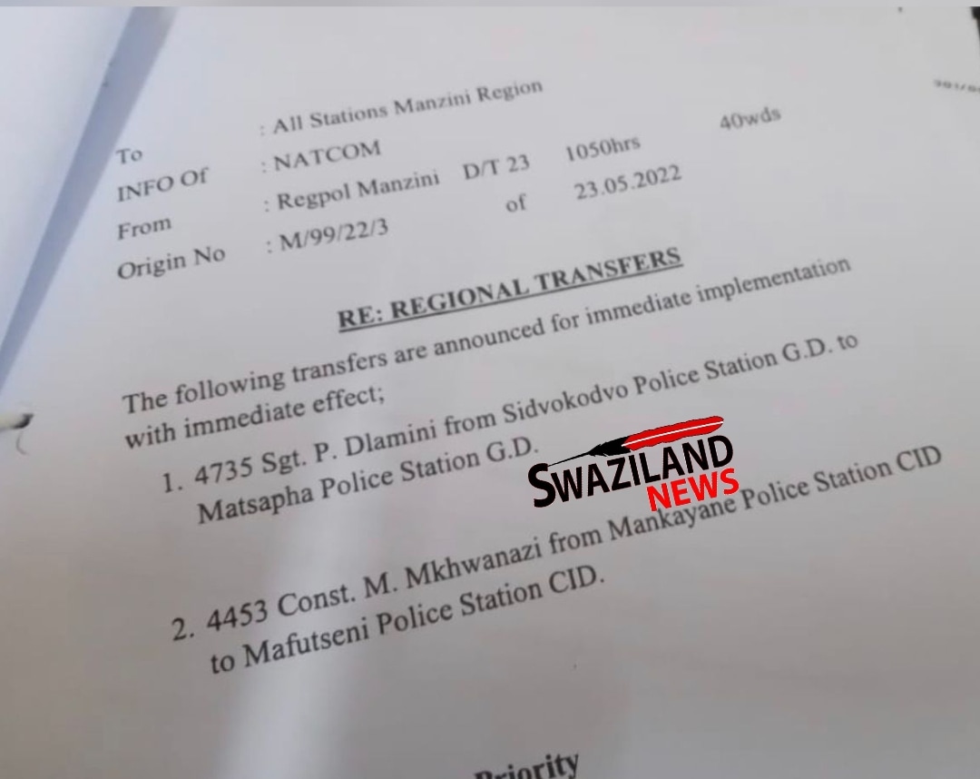 Political unrest alleged serial killer cop Detective Mphumelelo Mkhwanazi not arrested, transferred to Mafutseni.