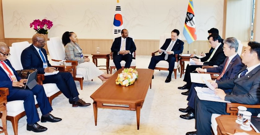 King Mswati urges South Korea investors to consider establishing in eSwatini,says African Continental Free Trade Area(AfCFTA) to generate R20trillion and 14million jobs.