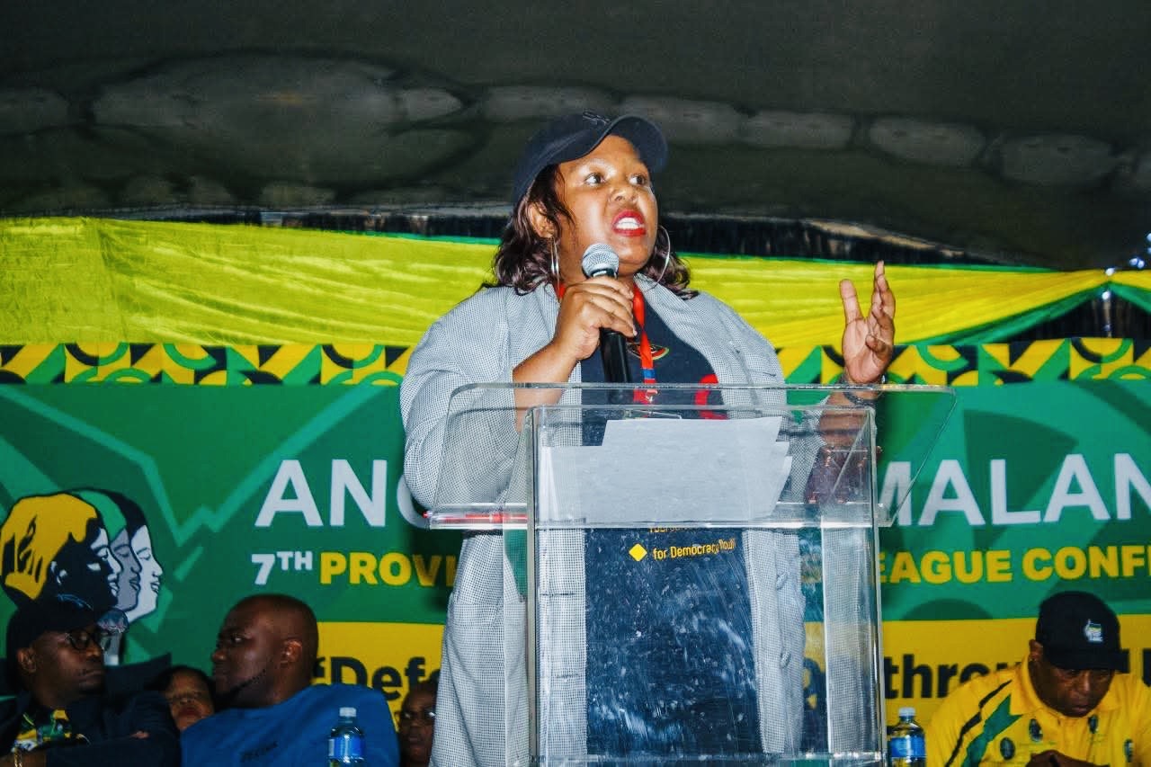 ANC WOMEN PROVINCIAL CONFERENCE:PUDEMO Women’s League Deputy President Nontsikelelo ‘Longobose’ Vilakati urges South Africa to protect emaSwati from xenophobic attacks, says life literally a struggle in eSwatini.