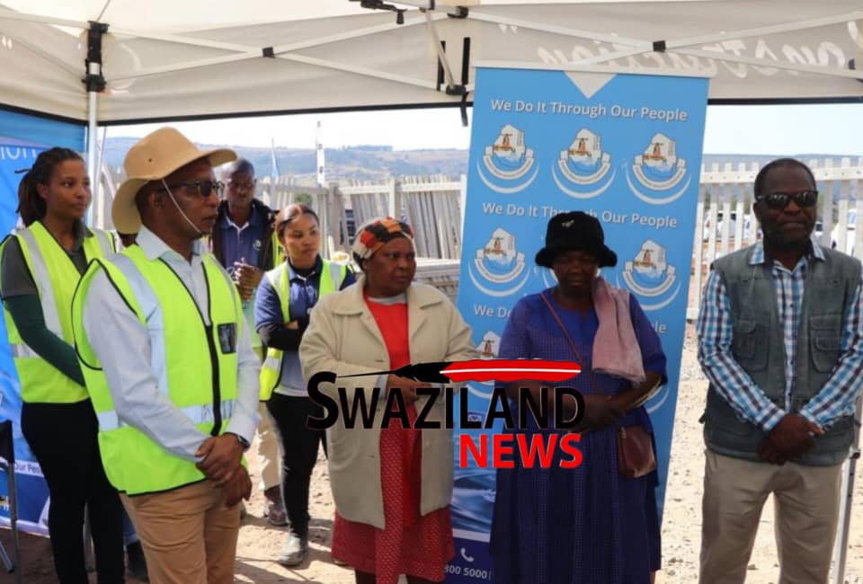 Prime Minister Cleopas Dlamini tours R2billion World Bank Group funded rural energy and water projects.