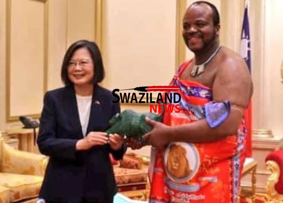 King Mswati welcomes visiting Taiwan President Tsai Ing-wen, Memorandum of Understanding signed.