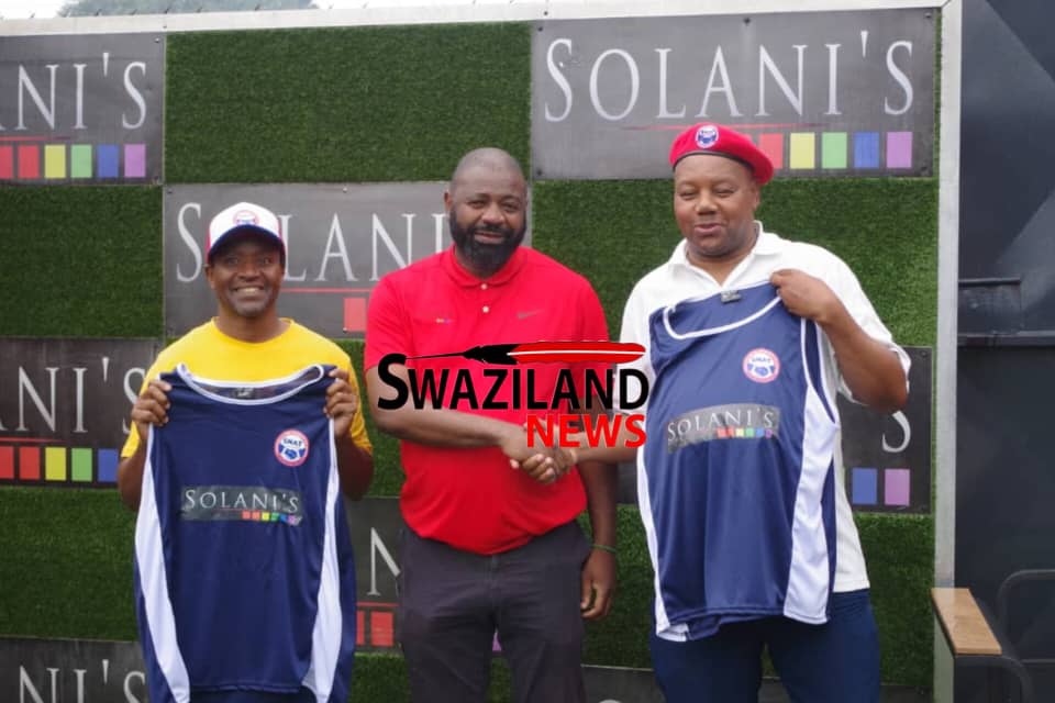 Solanis donates three(3) soccer kits to SNAT ahead of Southern Africa Teachers Organization(SATO) Games in Botswana this weekend. 