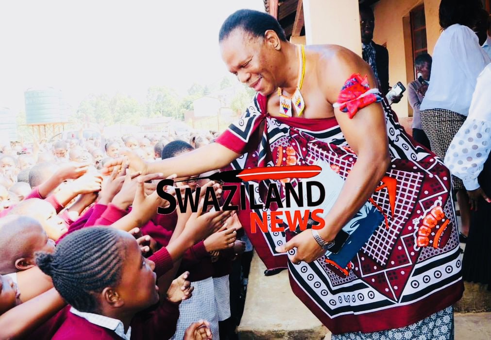 St Francis children excited to see Natural Resources Minister Prince Lonkhonkhela,Cabinet Ministers visiting schools across the country.