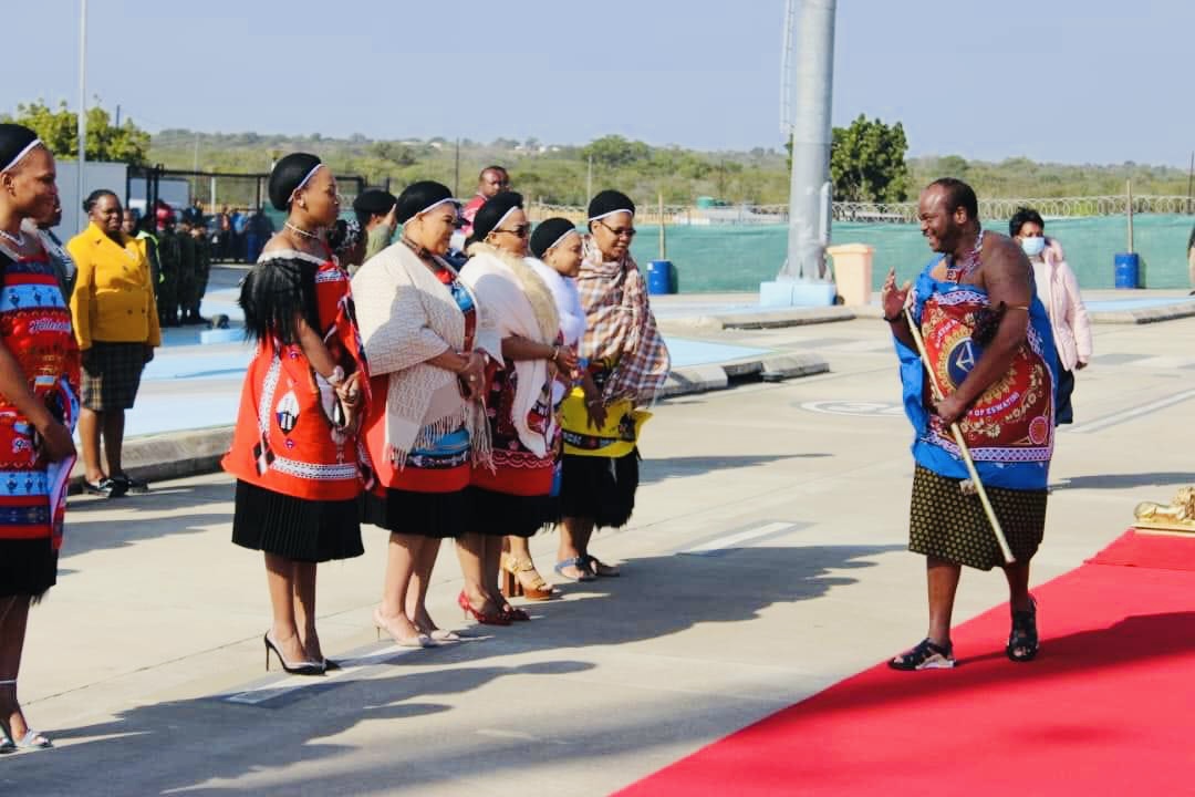 King Mswati back from South Korea-Singapore trip.