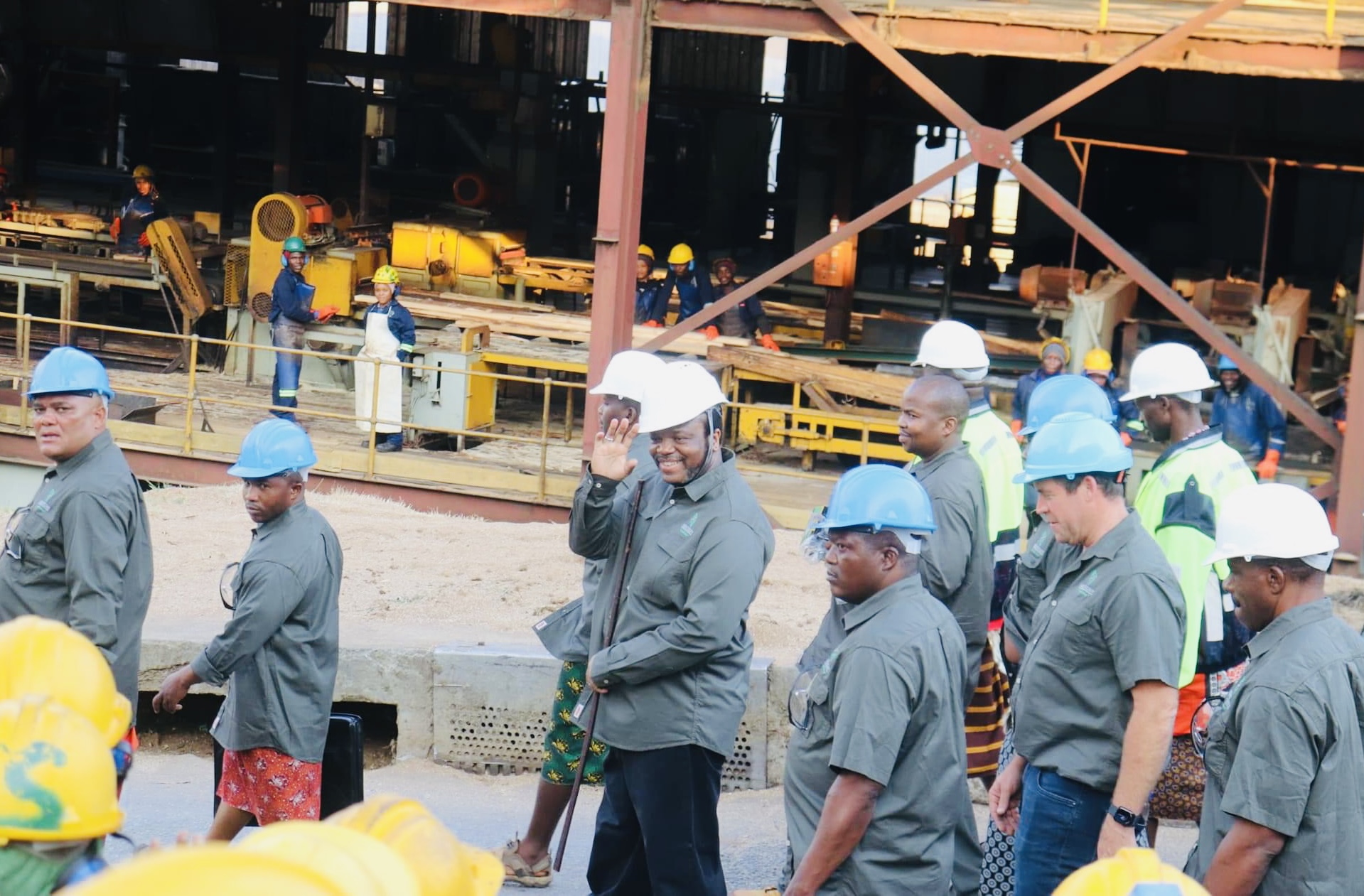 Mswati’s Spokesperson Percy Simelane says King vigorously working towards promoting economic and social development by visiting businesses.