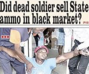 AFTER INVESTIGATIONS UNCOVERED THAT MILITARY RIFLE WAS USED TO KILL LAWYER: Times now accuses dead soldier of selling weapons to terrorists.
