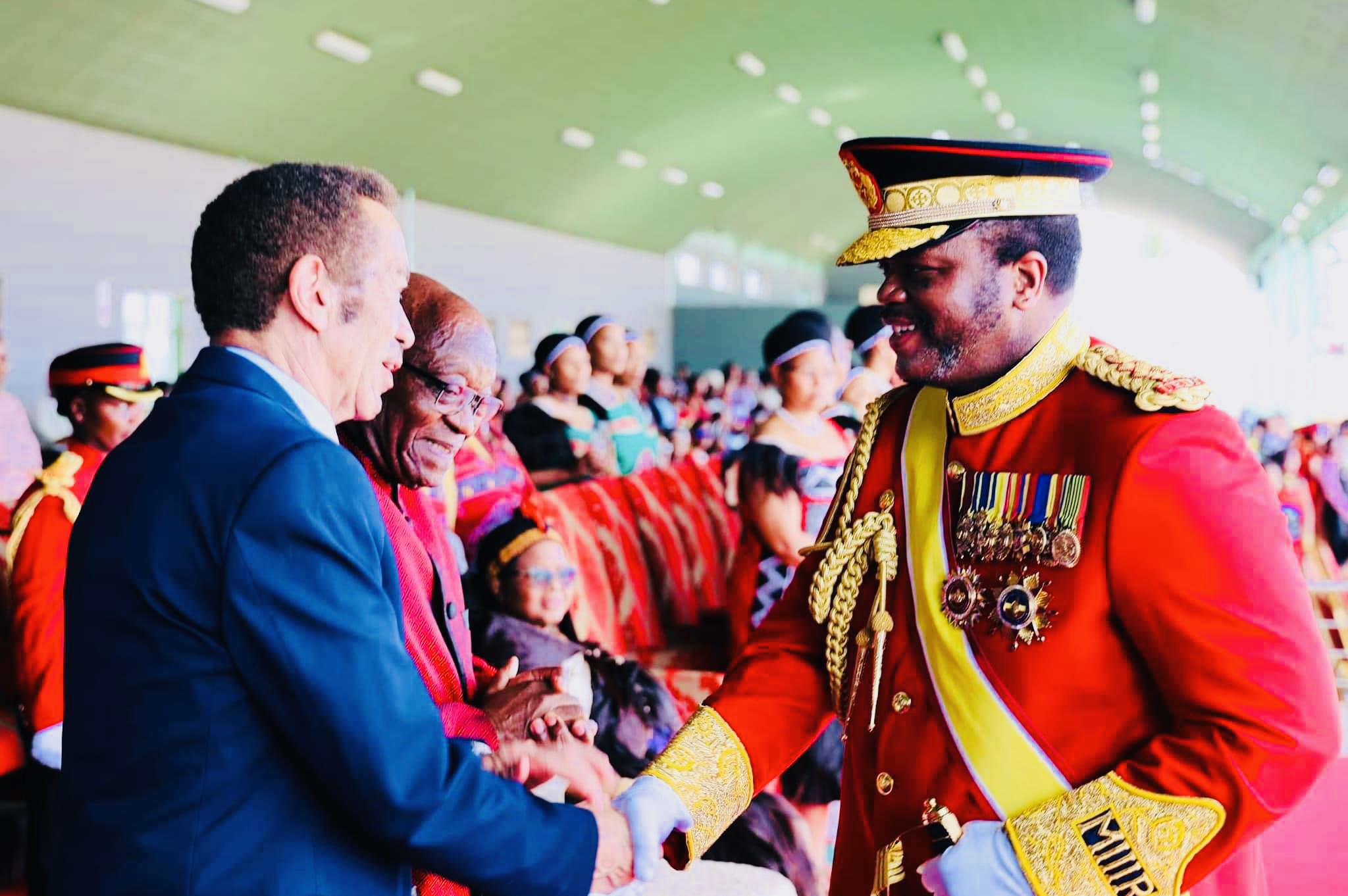 REVEALED:Ex-Botswana President Lieutenant General Ian Khama now a Special Advisor to Mswati, King’s Spokesperson Percy Simelane says “Liqoqo remains the legitimate Advisory Council”.
