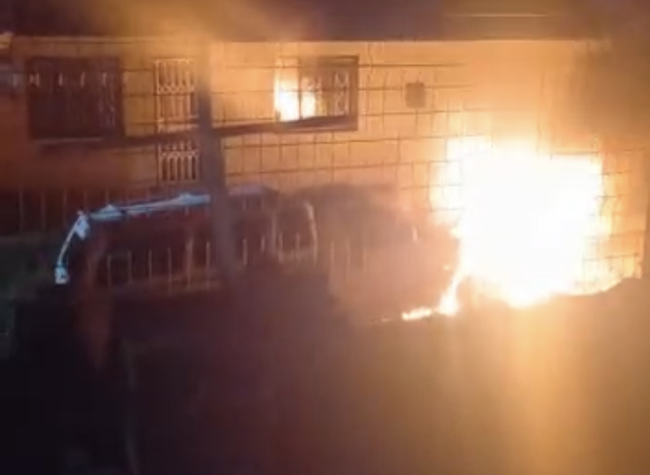 PUDEMO Secretary General Wandile Dludlu’s R150.000 car petrol bombed. 